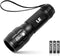 Lighting EVER LED Flashlights High Lumens, Small Flashlight, Zoomable, Waterproof, Adjustable Brightness Flash Light for Outdoor, Emergency, AAA B...