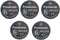 5 X Br2325 Panasonic 3 Volt Lithium Coin Cell Battery (Cr2325)...