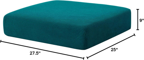 Hokway Couch Cushion Covers Stretch Cushion Covers Sofa Seat Cushion Slipcover Cushion Protector(Teal, Small)...