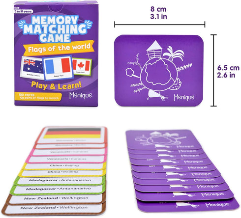 Menique, Flags of The world, Memory matching game...
