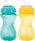 Nuby 2-Pack No-Spill Easy Grip Cup, 10 Ounce, Colors May Vary...