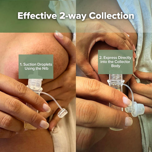 haakaa Colostrum Collector Syringes for Breastmilk Collector for Breastfeeding Moms to Collect Store and Feed Colostrum, 0.1oz/4ml, 2pcs...