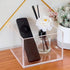 Remote Control Holder, TV Remote Organizer Caddy for Table, Acrylic Remote Storage Box, Clear...