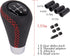 Manual Shifter Knob 5 Speed Leather Gear Shifting Knob Fit Most Manual Transmissions Black...
