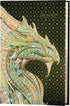 Elegent Hardcover Journal, 5"x7" Lined Notebook, Gilded Mosaic Dragon Art, 256 Deco Pages, Fantasy Journal Gift suitable as Personal Diary, Readin...