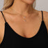 Gold Layered Necklace for Women 14K Gold Plated Dainty Necklace Diamond Cross Heart Pearl Snake Pendant Necklace Herringbone Paperclip Chain Choke...