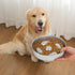 Slow Feeder Dog Bowl Stainless Steel with Non-Slip Silicone Bottom, Dog Water Bowl Suitable for Small Medium Dog Breeds, Cyclone Dog Bowl...