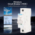 AC 1 Pole Miniature Circuit Breaker, 110V-240V 20Amp, Scene Visualization Custom MCB Thermal Magnetic Trip, 6KA Breaking Capacity for Solar AC Sys...