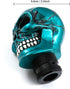 Skull Shifter Knob Gear Shift Stick Handle Transmissions Shifting Lever Fit Most Manual Automatic Car Truck SUV (Metal Blue)...