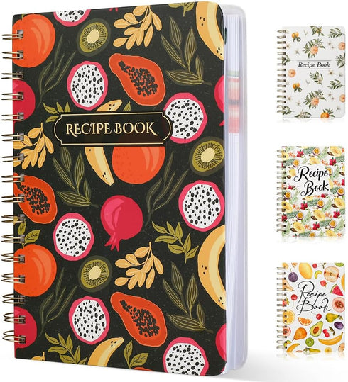 Recipe Book Waterproof Hardcover to Write in Your Recipes,Simplified Family Recipe Notebook for the Chef at Home, Recipe Journal Hold 120 Recipes?...