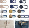 12PCS Button Extenders for Jeans, Pants Button Extender, Waist Extenders for Pants for Women Men, No Sewing Instant Waistband Extension 1-1.8 Inch...