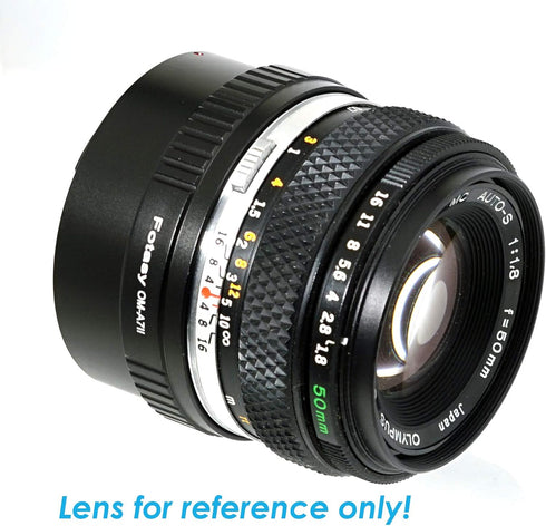 Fotasy Olympus OM Lens to E Mount Adapter, OM FE Adapter, OM Adapter to FE Mount, Compatible with Sony a7 a7R a7s II III IV a9 a7c Alpha 1 a6600 a...