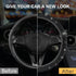 Bling Diamond Car Steering Wheel Cover, Anti-Slip Soft 14.5-15.5 Inch Sparkly Rhinestone Steering Wheel Protector for Women Men, Universal Fit Mos...