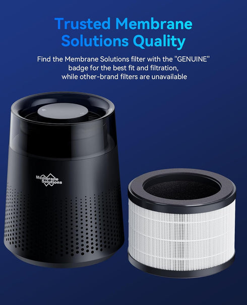Genuine MSB5 Air Purifier Filter Replacement, 3-in-1 High-Efficiency H13 True Hepa Air Filter Replacement for Smoke Pollen Dander Hair Smell-Stand...