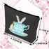 BDPWSS Makeup Bag for Travel, Alice Theme, A Very Merry Unbirthday to You, Soft Polyester, Waterproof, Cosmetic Case for Friends, Sister, Female.....