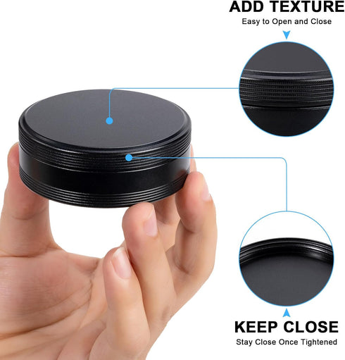 Pill Box 3 Compartment - Metal Travel Pill Case for Pocket or Purse, Portable Waterproof Medicine Pill Organizer Holder Daily Pill Container for M...