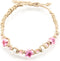 BlueRica Hemp Anklet with Fimo Flowers...