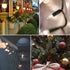 Hopolon Christmas Lights, 2 Pack 23ft 100 Mini String Lights, 120V UL Certified Extendable Tree Lights for Patio, Garden, Home, Party, Holiday, We...