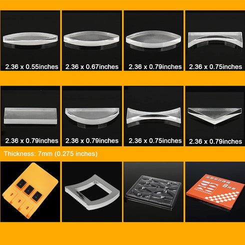 Physics Optical Experiment Set Multifunction Reflector Refraction Triangular Prism Convex Lens Concave Mirror Dial Linear Light Source Teaching De...