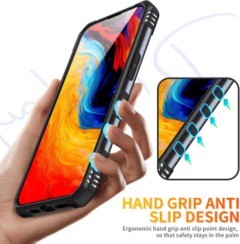 Case for iPhone 12 Case iPhone 12 Pro Case Military Grade Drop Case with Kickstand Metel Ring Magnetic Holder Shockproof Protective for iPhone 12 ...