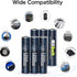 AAA Rechargeable Battery USB C 1.5V 1200mWh High Capacity,Rechargeable AAA Batteries Lithium 6-Pack with USB C Port Cable 1500 Cycles...