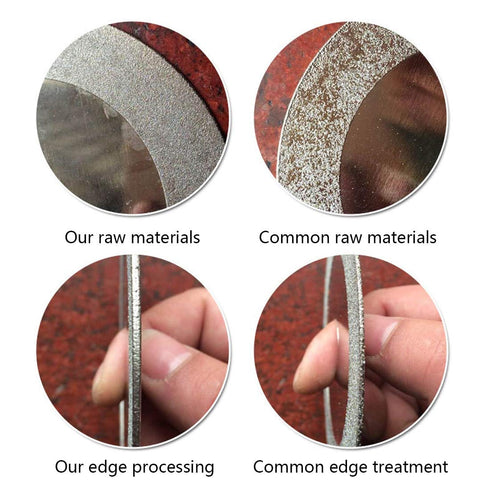 Set of 5 20/25/30/40/50mm Diamond Cutting Wheel Discs Set Mini Circular Saw Blades for Electric Drill Rotary Tools with Die Grinders...