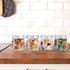 Fasmov 25 Pack 8 Ounce Clear Plastic Jars Containers with Screw On Lids, Round Empty Plastic Slime Storage Containers for Kitchen & Household Stor...