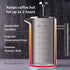 Bellemain French Press Coffee Maker Extra Filters Included, 35 oz, Stainless Steel...