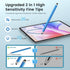 Stylus Pens for Touch Screens,10 PACK 2 in 1 Capacitive Apple Pen ipad Stylus Pencil Universal Stylus Pen for iPad iPhone Android Phone Samsung Ga...