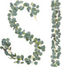 2Pack Artificial Eucalyptus Garland, 6 ft Faux Silk Eucalyptus Leaves Vines Handmade Garland Greenery Wedding Backdrop Arch Wall Decor...