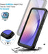 Lanhiem Samsung Galaxy A54 5G Case, IP68 Waterproof Dustproof, Built-in Screen Protector, Rugged Full Body Shockproof Phone Cover for Galaxy A54 5...