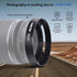 39mm Camera Lens Hood Compatiable All Brands Ø Lenses with 39mm Filter Thread,Made of CNC.Aluminium Hollow Lens Hood...