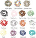 500pcs Natural Chip Stone Beads Multicolor 5mm to 8mm Irregular Gemstone Healing Crystal Loose Rocks Bead Hole Drilled DIY for Bracelet Necklace E...