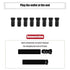 42 Piece Drip Irrigation Fittings Kit for 1/2" Tubing, 8 Tees, 8 Elbows, 8 Straight, 8 End Cap Plugs, 8 Angle, Drip Irrigation Barbed Connectors f...