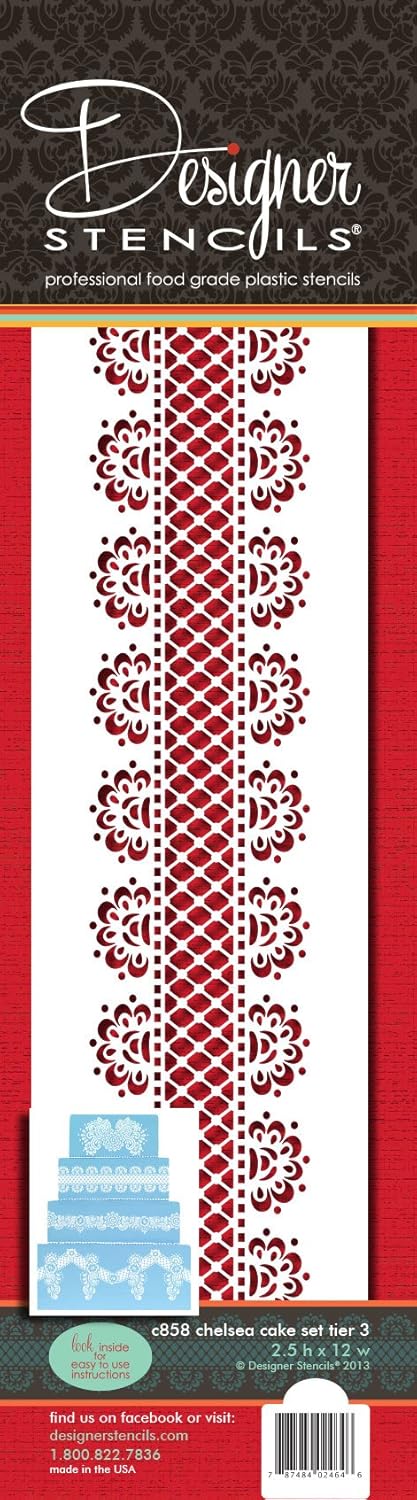 Chelsea Tier 3 Stencil Set by Designer Stencils...