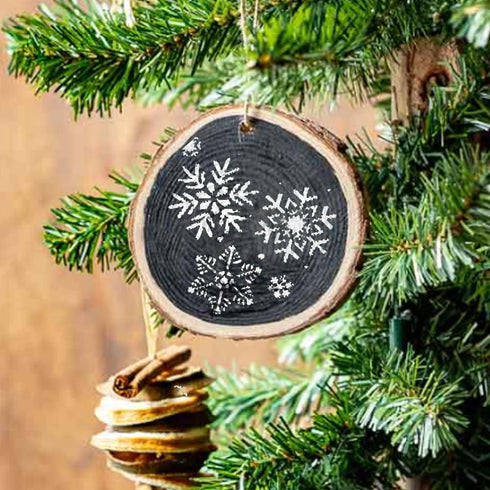 Snowflake Stencil Set | Snowflake Stencils for Crafts, Painting, Windows and More | Christmas Stencils Reusable Templates -Cards, Journals, Orname...