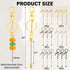 18Pcs Beadable Keychain Bar Bulk, Colorful Plating Alloy Beaded Keychain, Blank Keychain Making Supplies DIY...