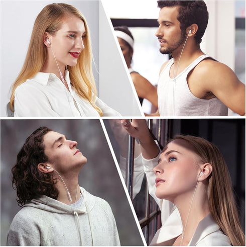 Wired Headphones for iPhone 13/13 mini / 13 Pro/13 Pro max?wired iPhone earphones with microphone,Headphones for School/Travel/Tablet, Pink marble...