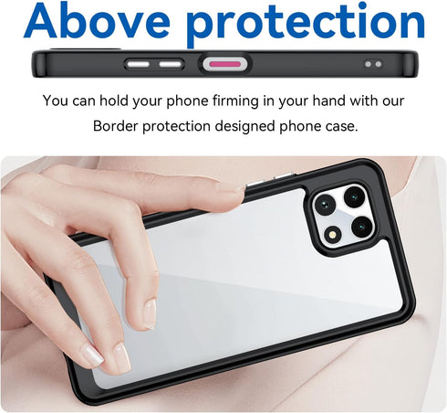 for Revvl 7 5G Case: Revvl 7 5G Phone Case Clear Shockproof Flexible TPU Slim Fit Transparent Protective Phone Crystal Clear Cover-Clear (Clear) (...