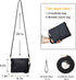 AMELIE GALANTI womens small crossbody strap handbag bag,Soft Leather Fabric Delicate Durable Fashion Design...