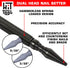 2/32" (#2) Nail Set and 3/32" (#3) Nail Set Combination Hammerless Spring Tool...