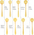 40 Pieces Flower Tea Spoons Stainless Steel Sugar Spoons Flower Coffee Spoons Small Dessert Spoons Cute Cafe Bar Spoon Mini Tableware for Tea Part...