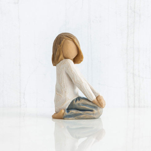Willow Tree Joyful Child, Nurtured by Your Loving Care, A Reminder of Loving Family Relationships, Closeness, Love, Sculpted Hand-Painted Figure...