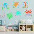 20 Pieces Sea Ocean Creatures Stencils Reusable Sea Animal Stencil for Painting on Wood, Wall, Fabric, Signs, Home Decor, Pillows, DIY Art Scrapbo...