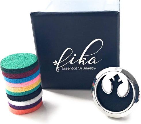 FIKA Star Wars Rebellion Car Vent Clip Air Freshener Diffusers Locket Aromatherapy Essential Oils (Car Diffuser)...