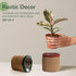 Jute Planter Basket-Woven Jute Rope Covers for Decorating Indoor/Outdoor Succulents, Small Plant Pots-Set of 4-Multi-Purpose Storage Bins 4.5 in -...
