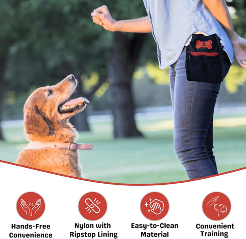 Logan & Lexi Dog Treat Pouch-Treat Pouches for Pet Training-Dog Treat Bag-Dog Treat Pouches for Pet Training-Dog Treat Bags Training Pouch-Treat B...