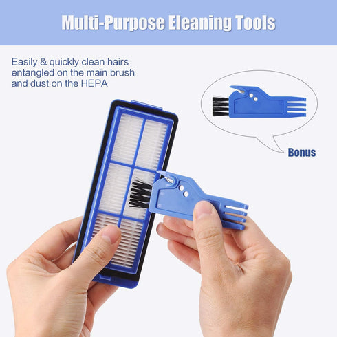 Replacement Parts for Eufy RoboVac 11S, 15C, 30C, 35C, 15T, 39 Max Series G10, G20, G30 Edge, Verge, Hybrid Vacuum Cleaner...