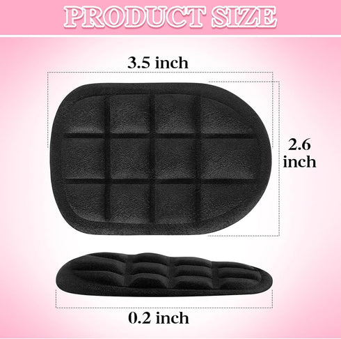4 Pair Heel Cushions for Heel Pain Relief, Gel Heel Cups Pads Support for Shoes for Plantar Fasciitis, Relieve Heel Spurs Pain with Insoles for Wo...