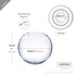 WGV Bowl Glass Vase, Diameter 6", Height 5", Open Width 4", (Multiple Sizes Choices) Clear Bubble Planter Terrarium Fish Bowl for Wedding Event Ho...